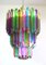 Large Multi Colored Murano Glass Chandelier, 1982 6