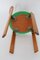 Vintage Honey Brown and Green Dining Chair by Bruno Rey for Dietiker, 1970s 10