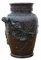 Antique Japanese Bronze Vase, Image 1