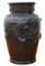 Antike japanische Vase aus Bronze 3