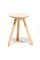 Small Beech Luco Stool by Martín Azúa for Mobles 114, Image 1