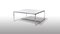 Stainless Steel & White Marble Square Coffee Table by Jacobo Ventura 1