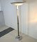 French Aluminum, Glass, and Copper Floor Lamp, 1940s 4
