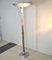 French Aluminum, Glass, and Copper Floor Lamp, 1940s 6