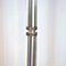 French Aluminum, Glass, and Copper Floor Lamp, 1940s 5