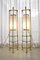 Vintage Italian Brass & Bamboo Floor Lamps, Set of 2 5