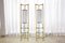 Vintage Italian Brass & Bamboo Floor Lamps, Set of 2 8