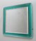 Mid-Century Green Concave Wall Mirror from Fontana Arte, 1960s, Image 8