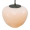 Bauhaus Style Opaline Glass Pendant Lamp, 1950s 2