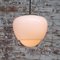 Bauhaus Style Opaline Glass Pendant Lamp, 1950s 5