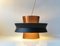 Swedish Copper Ceiling Lamp by Carl Thore / Sigurd Lindkvist for Granhaga Metallindustri, 1960s, Image 2