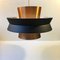 Swedish Copper Ceiling Lamp by Carl Thore / Sigurd Lindkvist for Granhaga Metallindustri, 1960s 4