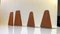 Mid-Century Teak Bookends from FM Møbler, 1960s, Set of 4 2