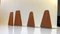 Mid-Century Teak Bookends from FM Møbler, 1960s, Set of 4, Image 2