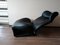 Black Leather Wink Armchair by Toshiyuki Kita for Cassina, 1980s 5