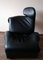 Black Leather Wink Armchair by Toshiyuki Kita for Cassina, 1980s 10