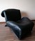 Black Leather Wink Armchair by Toshiyuki Kita for Cassina, 1980s 12
