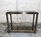 Brass & Chrome Console Table with Mirror, 1970s 10