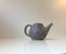 Glasierte dänische Teekanne aus Steingut von Melle Keramik, 1960er 5