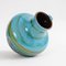 Turquoise Fat Lava Vase from Carstens, 1960s 6