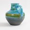 Turquoise Fat Lava Vase from Carstens, 1960s 3
