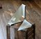 French Metal and Glass Sconce, 1980s 5