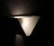 French Metal and Glass Sconce, 1980s 11
