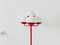 Red Opaline Floor Lamp from Kaiser Idell / Kaiser Leuchten, 1960s, Image 5