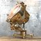 Industrielle Mid-Century Tischlampe aus gegossener Bronze von Crouse Hinds für Pauluhn, 1950er 1