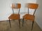 Italian Formica Dining Chairs, 1970s, Set of 2 1