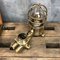 Vintage Cast Brass and Bronze Table Lamp from Wiska, 1970s 9