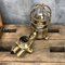 Vintage Tischlampe aus gegossenem Messing & Bronze von Wiska, 1970er 9