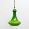 Deckenlampe aus grünem Opalglas, 1970er 1
