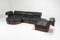 Leather & Mahogany Sofa by Luciano Frigerio, 1970s, Set of 8, Image 11