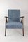Vintage Grey Velvet Var Lounge Chair, 1970s 9