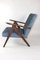 Vintage Grey Velvet Var Lounge Chair, 1970s, Image 7