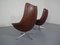 Danish Leather Pirouette Lounge Swivel Chair by H. W. Klein for Bramin, 1960s 15