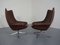 Danish Leather Pirouette Lounge Swivel Chair by H. W. Klein for Bramin, 1960s 13