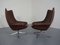 Danish Leather Pirouette Lounge Swivel Chair by H. W. Klein for Bramin, 1960s, Image 13