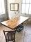 Mid-Century Industrial Metal Dining Table 18