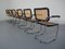 Fauteuils S64 & S32 par Marcel Breuer pour Thonet, 1982, Set de 6 7