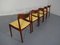 Danish Teak Dining Chairs, 1960s, Set of 5, Image 6