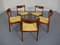 Danish Teak Dining Chairs, 1960s, Set of 5 3