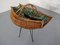 Danish Sewing Basket with Metal Legs, 1950s, Image 20