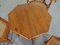 Japanese Wicker Armchairs & Table, 1940s, Set of 4, Image 11