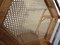 Japanese Wicker Armchairs & Table, 1940s, Set of 4 36