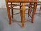 Japanese Wicker Armchairs & Table, 1940s, Set of 4 16