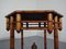 Japanische Armlehnstühle & Tisch aus Korbgeflecht, 1940er, 4er Set 18