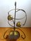 Golden Metal Rack & Umbrella Stand, 1950s 5