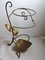 Golden Metal Rack & Umbrella Stand, 1950s 6